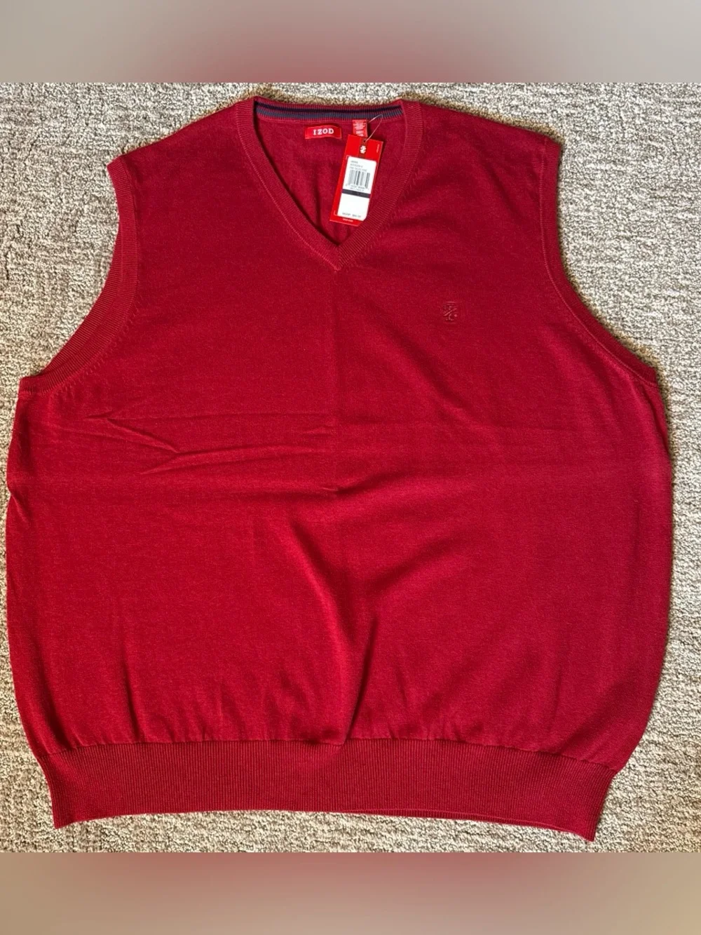 Red V-Neck Sweater